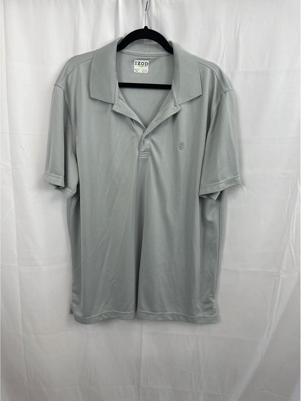 IZOD Golf Men's XXL Light Gray Polo Shirt